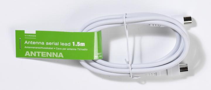 Actual product image Vivanco Koaxst. Coax coupling (75 dB, Antenna cable)