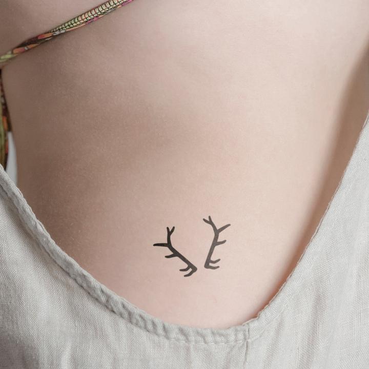 Image du produit minink Tatouage temporaire - Grands bois de cerf
