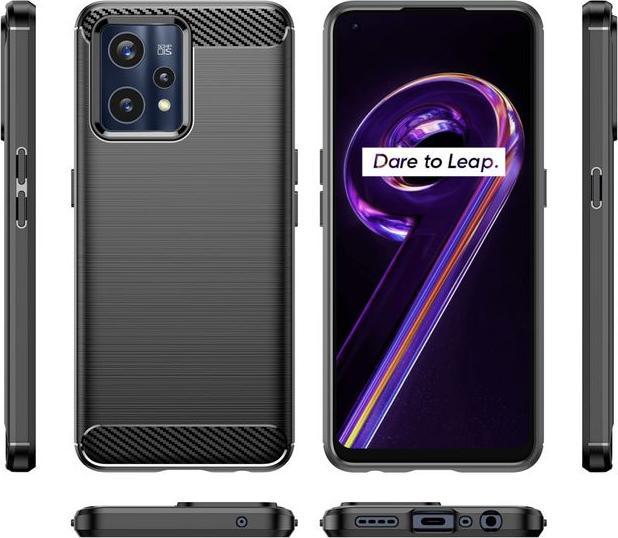 Actual product image MU Style Carbon Fiber TPU Softcase Series (Realme 9 Pro+)