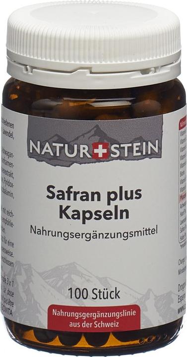 Actual product image Naturstein Saffron plus (100 Piece, Capsules, 147 g)