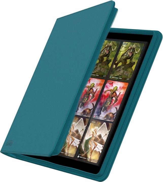 Produktbild Ultimate Guard UGD010471 - Zipfolio 480 – 24-Pocket XenoSkin (Quadrow), petrol