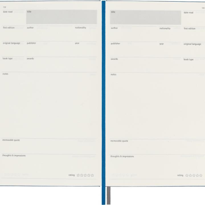 Image du produit Moleskine Schreibmappe (A5, Règle spéciale, Couverture rigide)