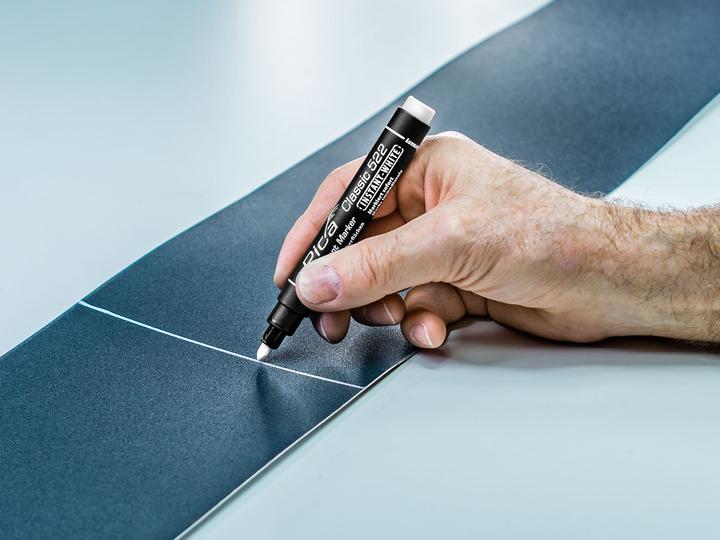 Produktbild Pica Permanentmarker INSTANT white, Rundsp 1-2mm / SB (Weiss, 2 mm)