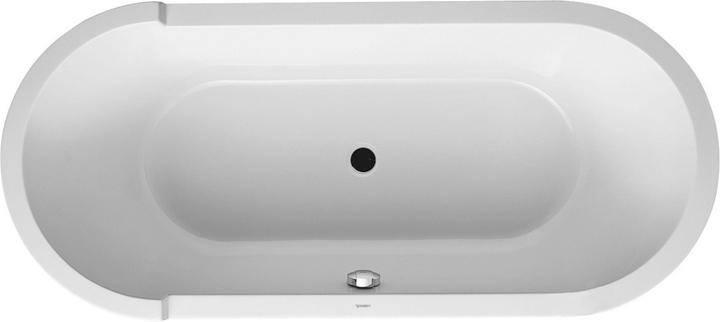 Produktbild Duravit Oval-Badewanne STARCK 1800x800mm, 2 Rückenschrägen weiss (170 l, 180 cm, 80 cm)