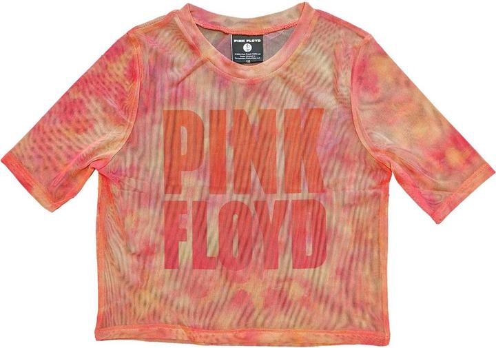 Immagine prodotto Pink Floyd Donna/Ladies Logo Stacked Mesh Crop Top (S)