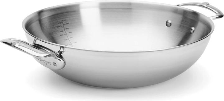 Actual product image de Buyer Affinity Wok mit zwei Griffen (32 cm, Wok, Stainless steel)