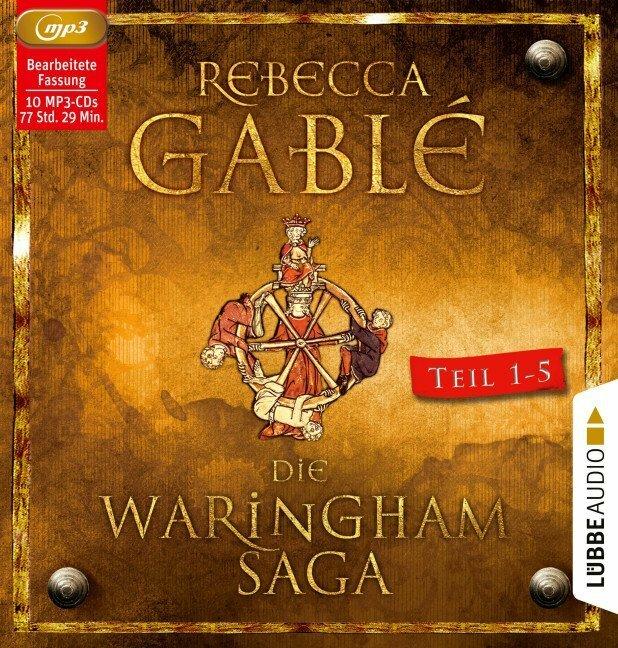 Actual product image The Waringham Saga - Part 1-Part 5 (Rebecca Gablé, Martin May, Detlef Bierstedt, German)