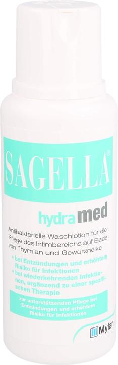 Actual product image Sagella hydramed antibacterial wash lotion, 250 ml Lotion (250 ml, Intimate washing lotion)