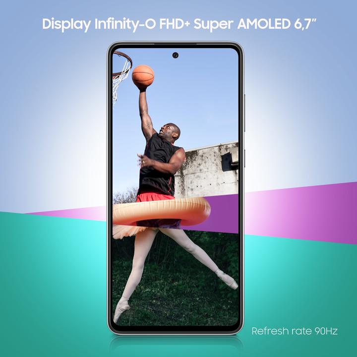 Actual product image Samsung Galaxy A72 EU (128 GB, Black, 6.70", Dual SIM, 64 Mpx, 4G)