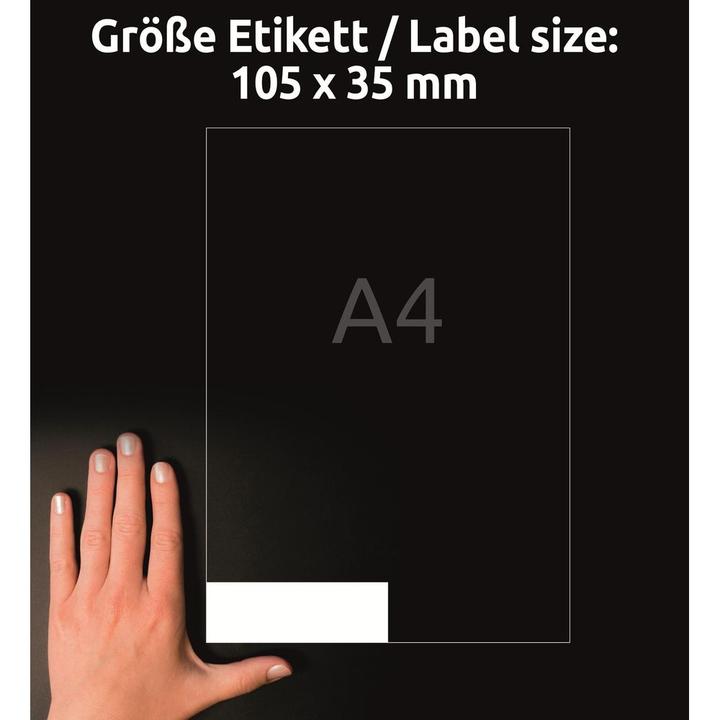 Actual product image Avery Universal labels