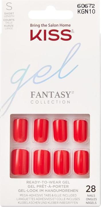 KISS Gel Fantasy Nails Whatever (Kunstnägel, Rosa)