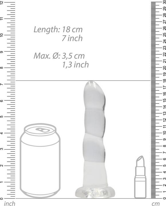 Produktbild RealRock Non Realistic Dildo With Suction Cup 7" / 17cm