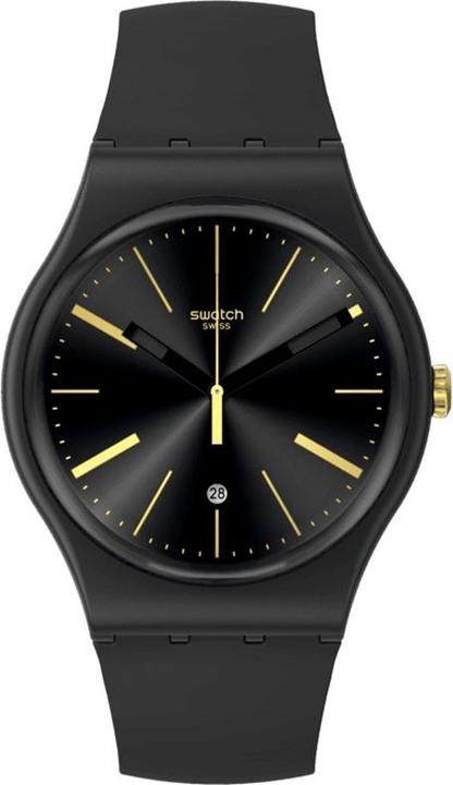 Swatch A Dash Of Yellow (Swiss Made, Analoguhr, 41 mm)