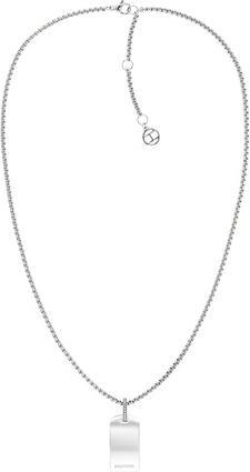 Tommy Hilfiger Women's Necklace in Steel with Crystals Dog Tag 2780861