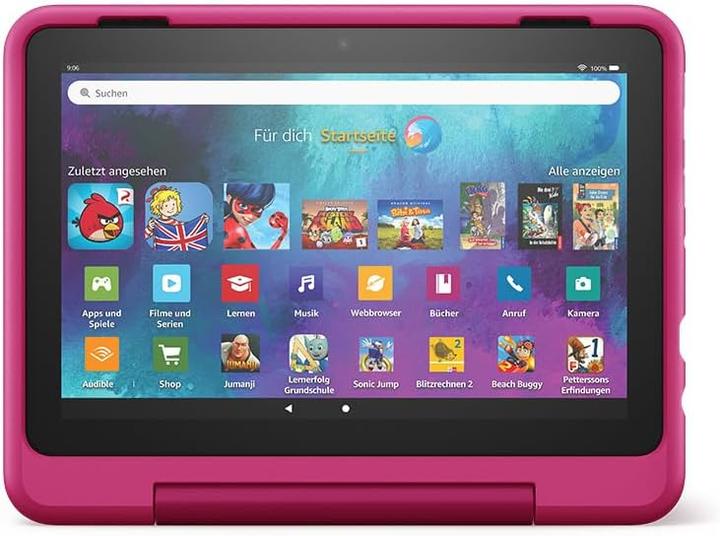 Produktbild Amazon Fire HD 8 Kids Pro (2022) inkl. Hülle (nur WLAN, 8", 32 GB, Regenbogen)