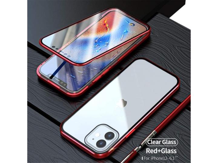 Actual product image G-Case Apple iPhone 12 Pro Aluminium Magnetic Glass Case Cover (Apple iPhone 12 Pro)