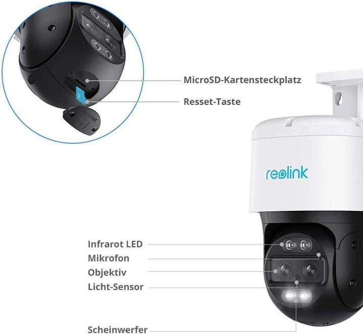 Productafbeelding Reolink TrackMix Series P760-4K 8MP (3840 x 2160 Pixels)