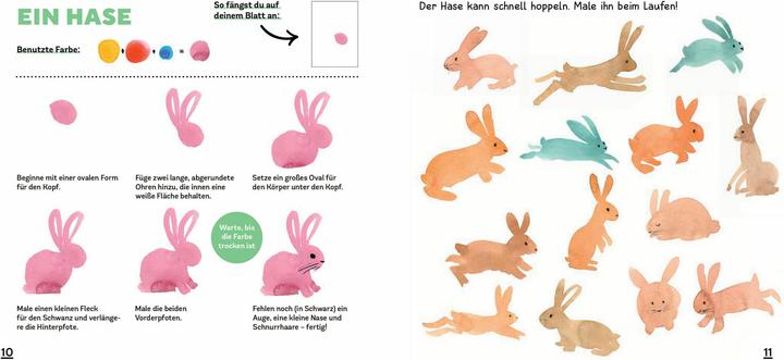Produktbild Wasserfarben-Spass: Tiere malen. Mit wenigen Pinselstrichen. Für Aquarell- und Wasserfarben.