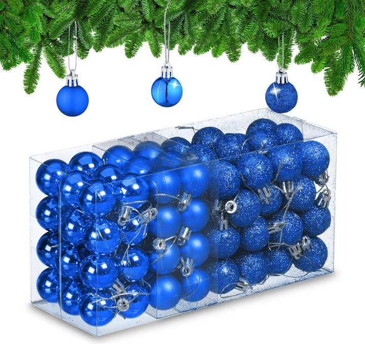 Actual product image Relaxdays 96-piece Christmas baubles set (96 -part)