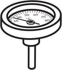 Produktbild WMF Ersatzteil für Dampfgarer Vitalis Thermometer (Metall)
