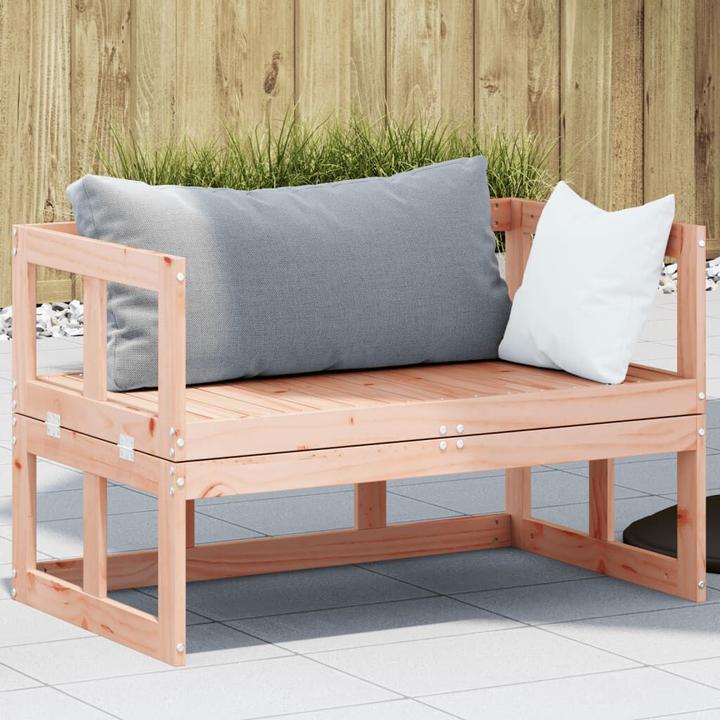 Productafbeelding VidaXL 2-in-1 tuinbank, uitschuifbaar Douglas spar