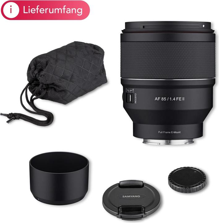Produktbild Samyang AF 85mm f/1.4 FE II Sony E (Sony E, Vollformat)