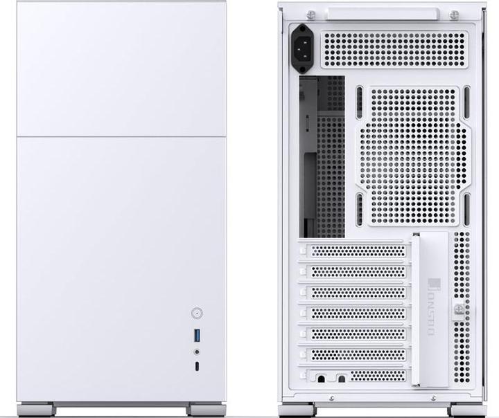Produktbild Jonsbo D41 ATX Gehäuse, Tempered Glass - weiss (mATX, DTX, Mini-ITX, ATX)