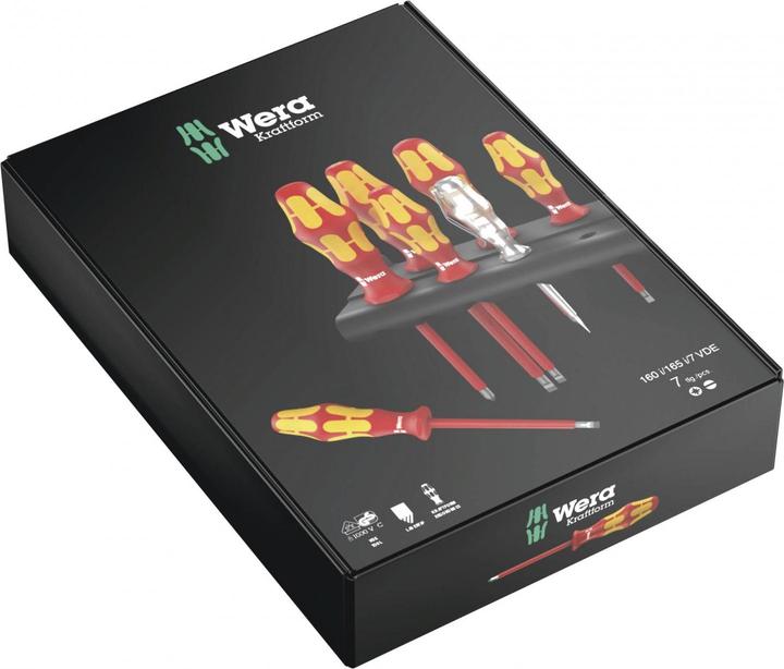 Produktbild Wera 160 i/165 i/7 Rack (Schlitzschrauben, Pozidriv-Kreuzschlitz (PZ))