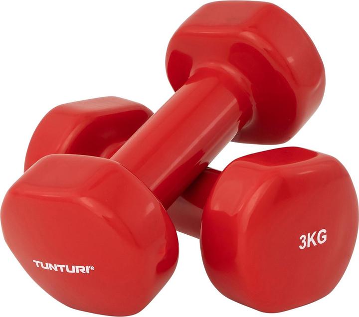 Tunturi Vinyl Kurzhanteln (2 x 3 kg)