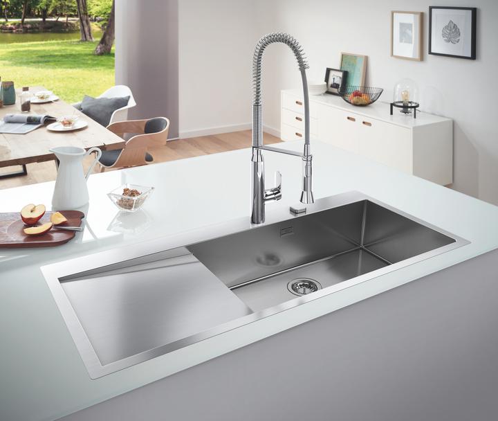 Image du produit Grohe K1000 Évier en acier inoxydable avec égouttoir (Éviers à poser, 50.50 cm, 114.50 cm)