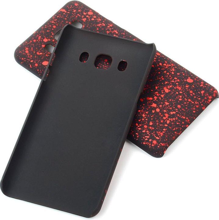 Actual product image König Design Mobile Cover Protection Case Bumper Cases for Samsung Galaxy J5 2016 3D Stars Red (Samsung Galaxy J5 (2016))
