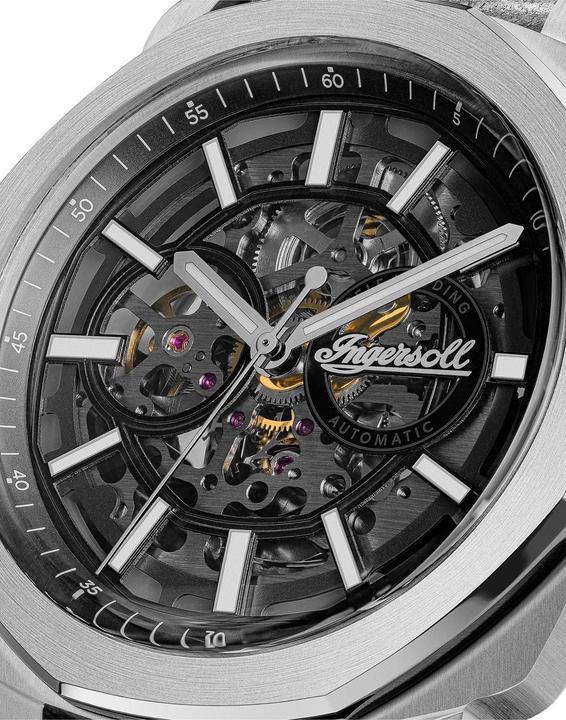 Produktbild Ingersoll 1892 Ingersoll I16401 Herrenuhr Ingersoll Outrider Automatik 44mm 5ATM (Analoguhr, 44 mm)