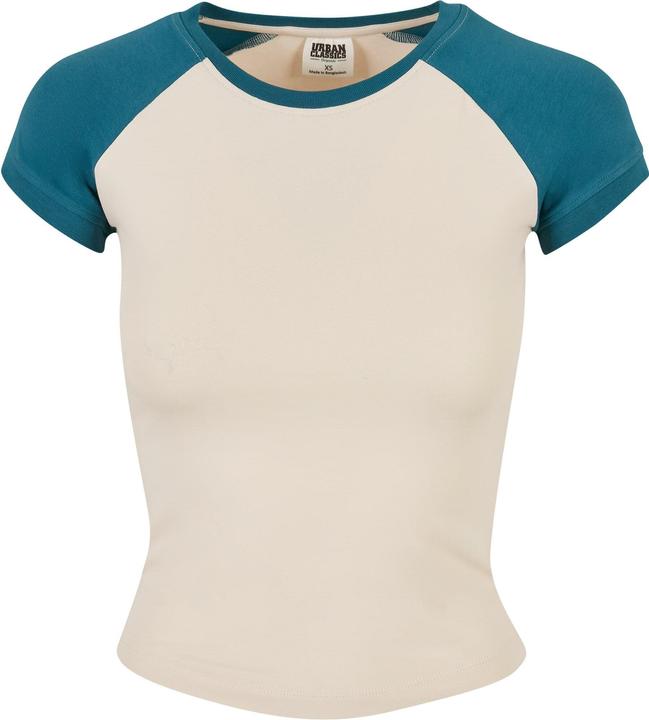 Produktbild Urban Classics Ladies Organic Stretch Short Retro Baseball Tee (4XL)