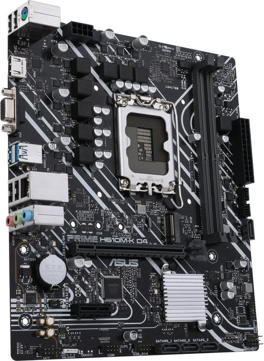 Immagine prodotto ASUS PRIME H610M-K D4 (LGA 1700, Intel H610, mATX)