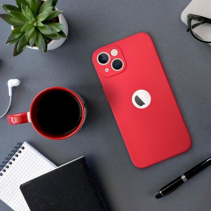 Actual product image Forcell Display OEM SOFT case for IPHONE 12 red (Apple iPhone 12)