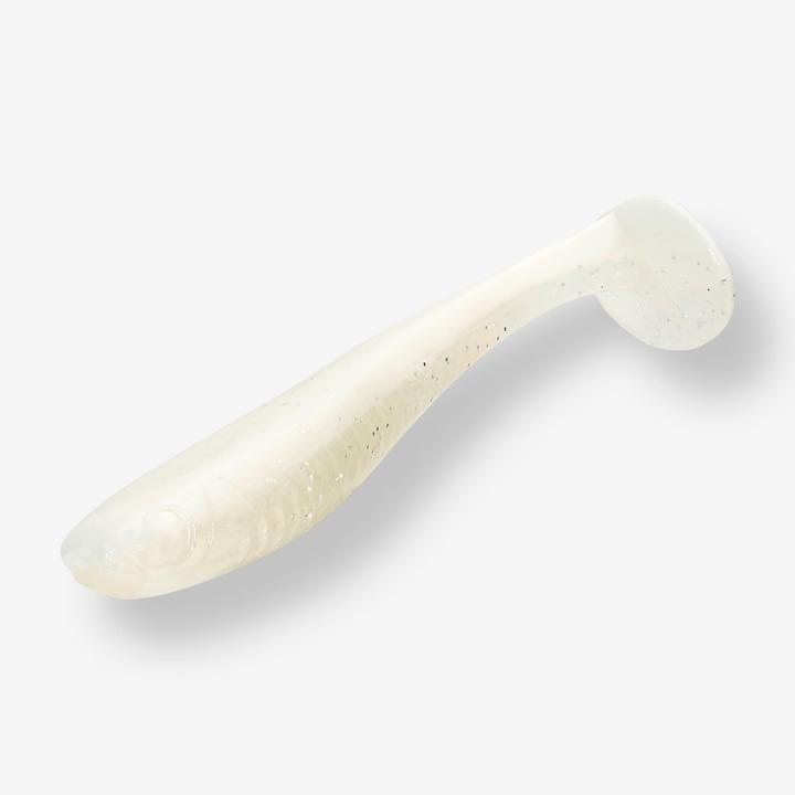 Image du produit Caperlan Leurre souple pêche YUBARI FATSHAD avec attractant Blanc (9 cm)
