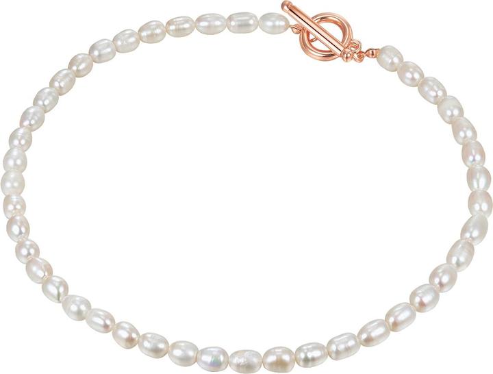 Produktbild Lulu & Jane Messing Süsswasser-Zuchtperle roségold 44,0 cm - 33532 (Messing)