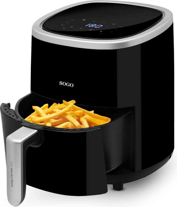 Produktbild Sogo AIR FRYER 3.5L-60MIN TEMP-TOUCH PANEL,80-200ºC 1200W 8 PREST MENUS