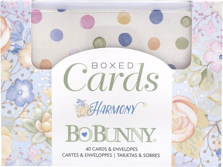 American Crafts Jeu de cartes à motifs Harmony (40 pcs)