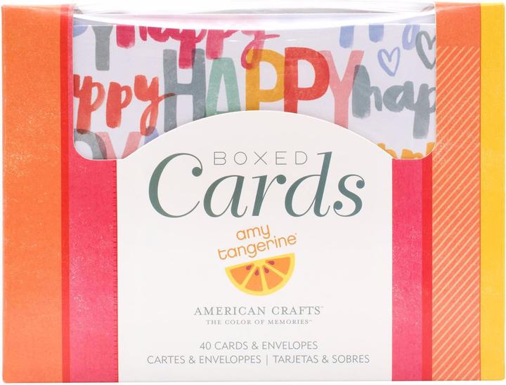 American Crafts Carte à motifs Happy Live (1 pcs)
