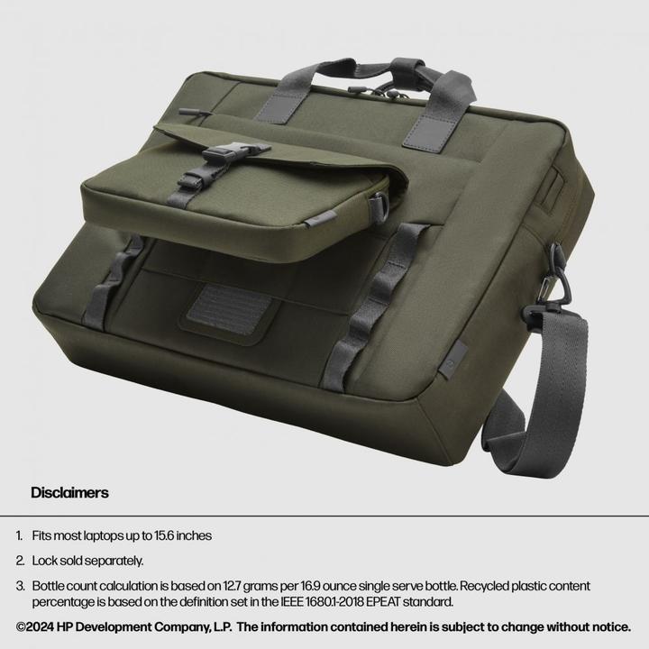 Actual product image HP 15.6-inch Modular Laptop Bag (15.60", HP)