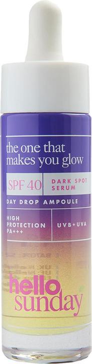 Actual product image Hello sunday the one that makes you glow Dark spot oil serum SPF 40 (30 ml)