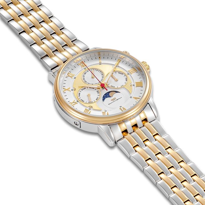 Image du produit Multifonctions Moontime II en acier inoxydable or jaune - 34100 (Montre analogique, 40 mm)