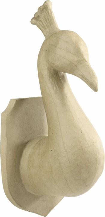 Actual product image Décopatch Cardboard trophy 16.5 x 16.8 x 37.5 cm peacock