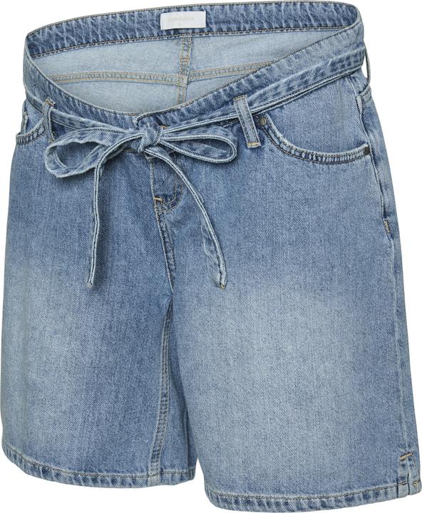 Image du produit Mamalicious Locker geschnitten Mid Rise Shorts Jeans-Shorts (L)