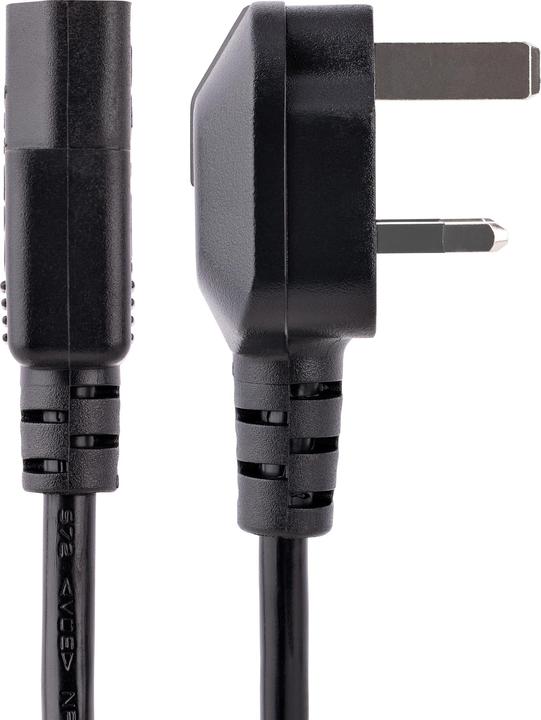 Actual product image StarTech Cold device plug power cable 3m - C13 to BS 1363 mains connection cable (3 m, C13)