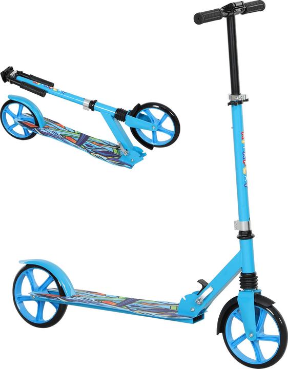 Actual product image Aiyaplay Kinderscooter Kunststoff, Metall Blau