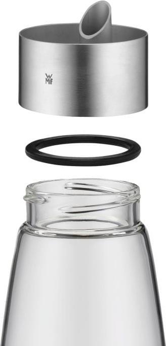 Produktbild WMF Essig Ölspender Dosierer 500ml Aromadeckel De Luxe Glasbehälter Edelstahl (500 ml)