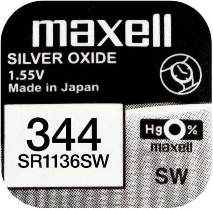 Produktbild Maxell Knopfzelle SR1136SW 10 Stück (10 Stk., SR42, 100 mAh)