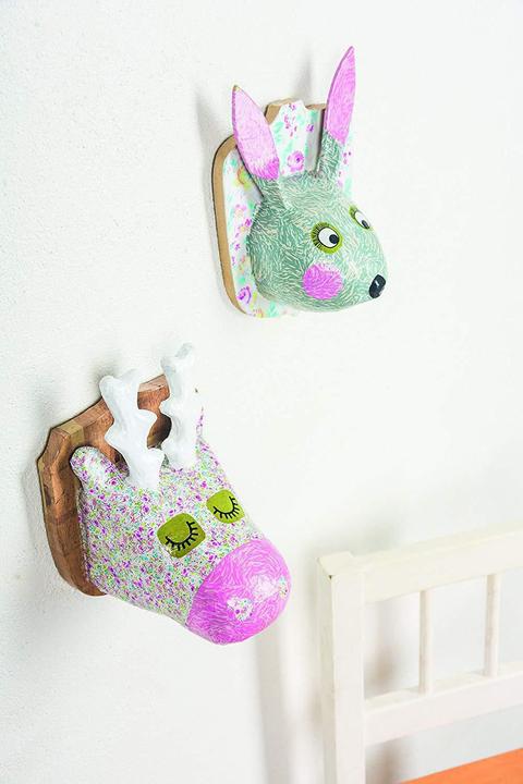 Image du produit Décopatch Trophée en carton 35 x 31 x 17 cm Éléphant